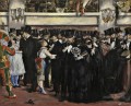 Bal masqué à l’opéra réalisme impressionnisme Édouard Manet